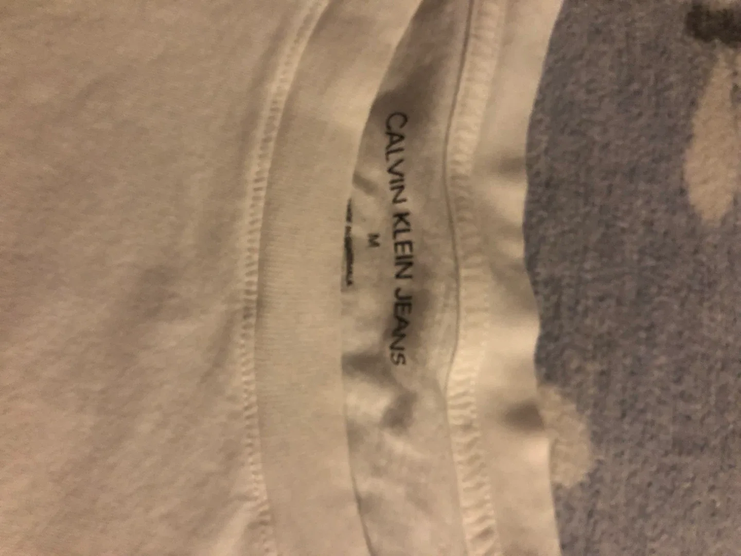 Calvin Klein Jeans White T-Shirt - Size M image indicator(2)