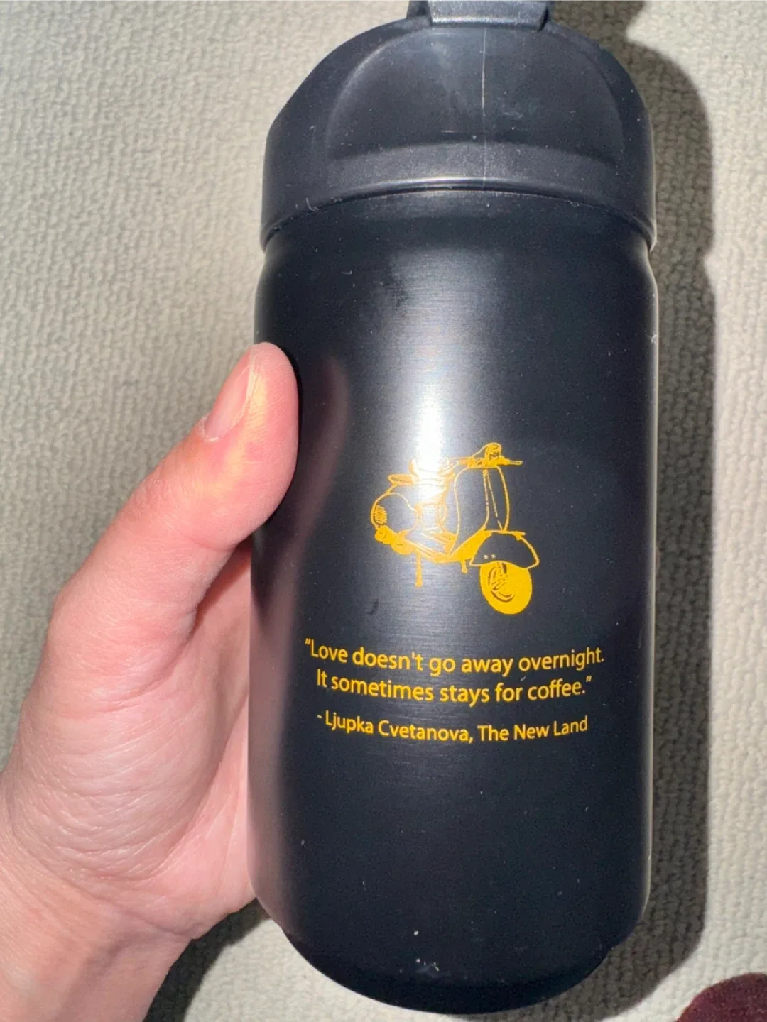 Caffè Artigiano Black Insulated Tumbler 8 fl oz image indicator(2)