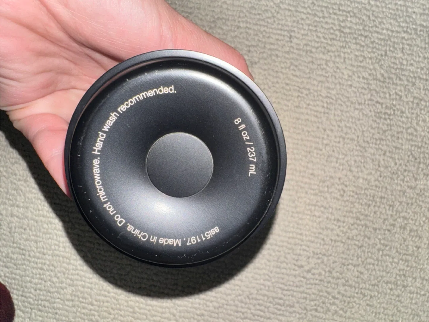 Caffè Artigiano Black Insulated Tumbler 8 fl oz image indicator(4)