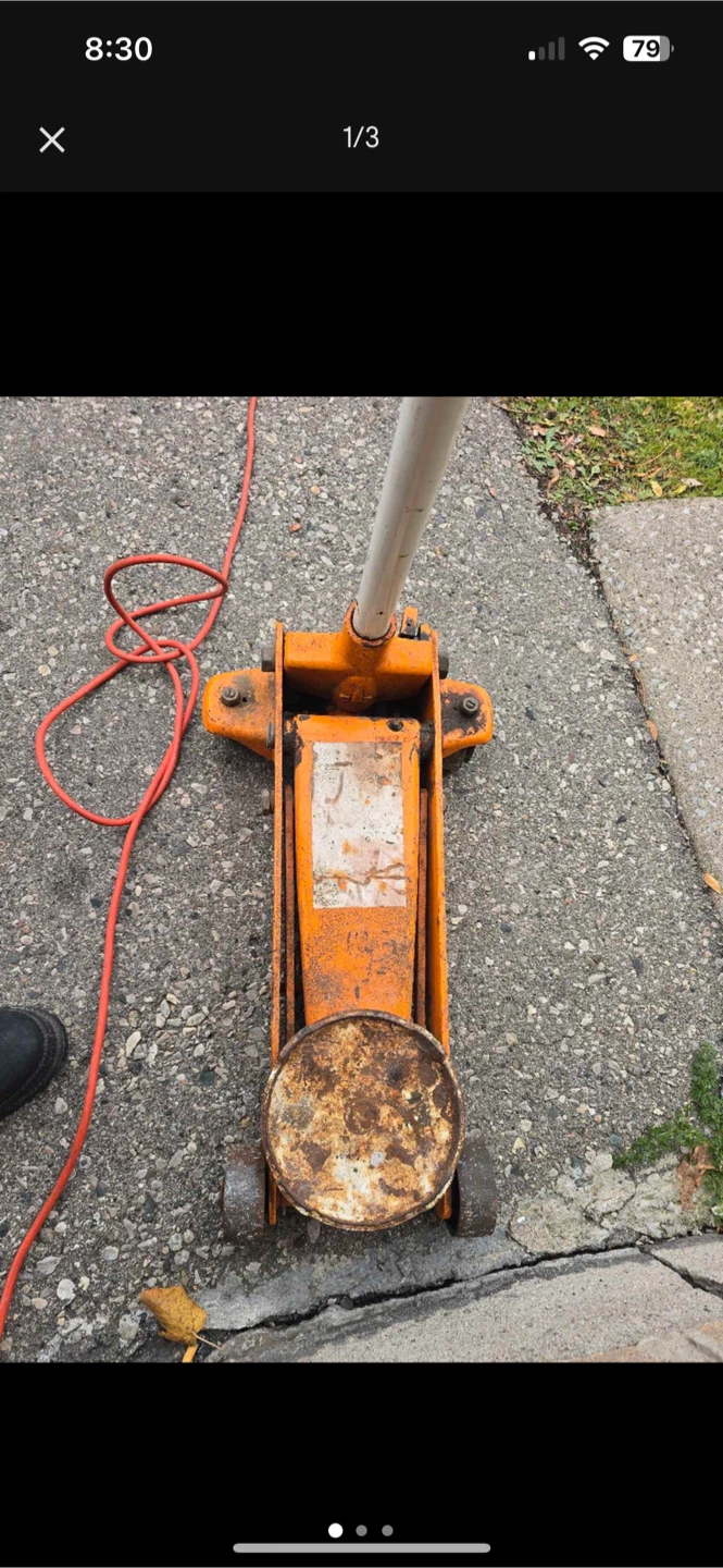 Orange Hydraulic Floor Jack
