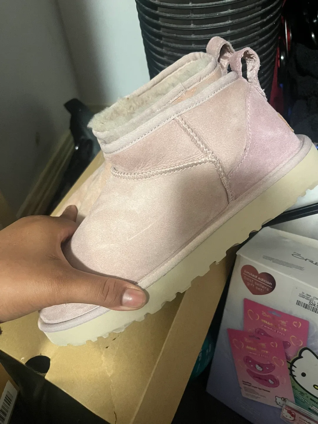 UGG Classic Ultra Mini Boot Rose Grey Size 10 image indicator(3)