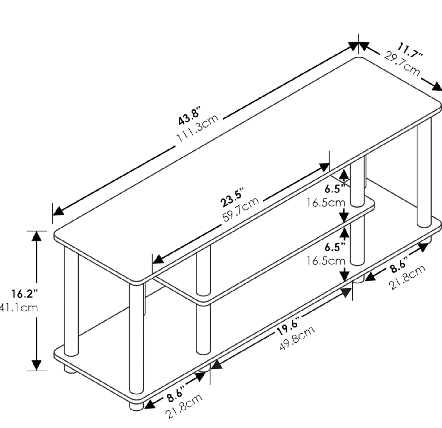 Brown TV Stand - photo 2