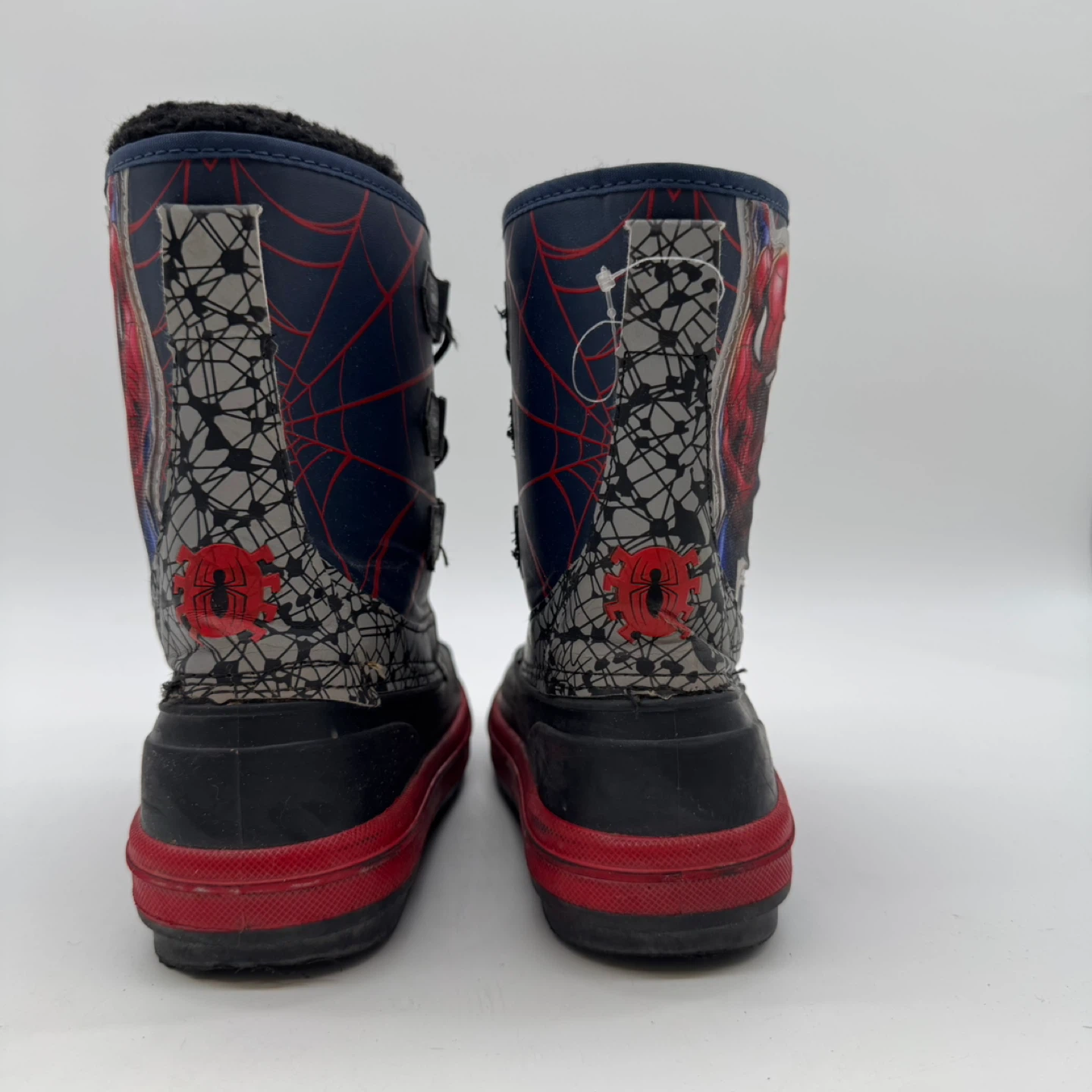 Marvel Spider-Man Kids Winter Snow Boots Size 1 - photo 4