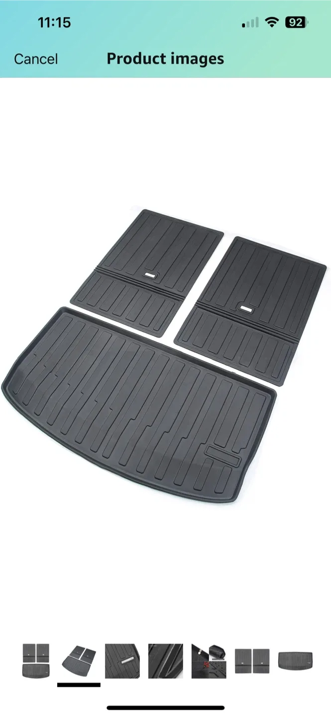 Tesla Model Y Floor Mats - Black image indicator(2)
