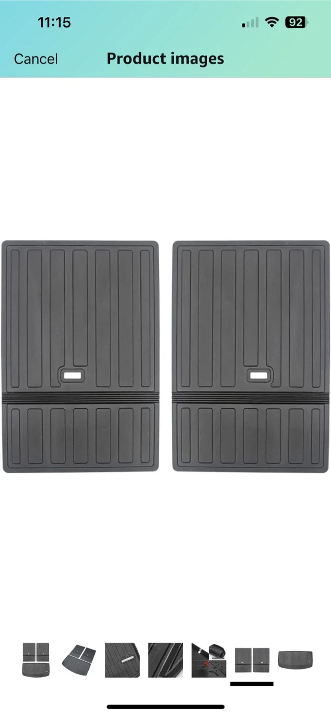 Tesla Model Y Floor Mats - Black image indicator(6)