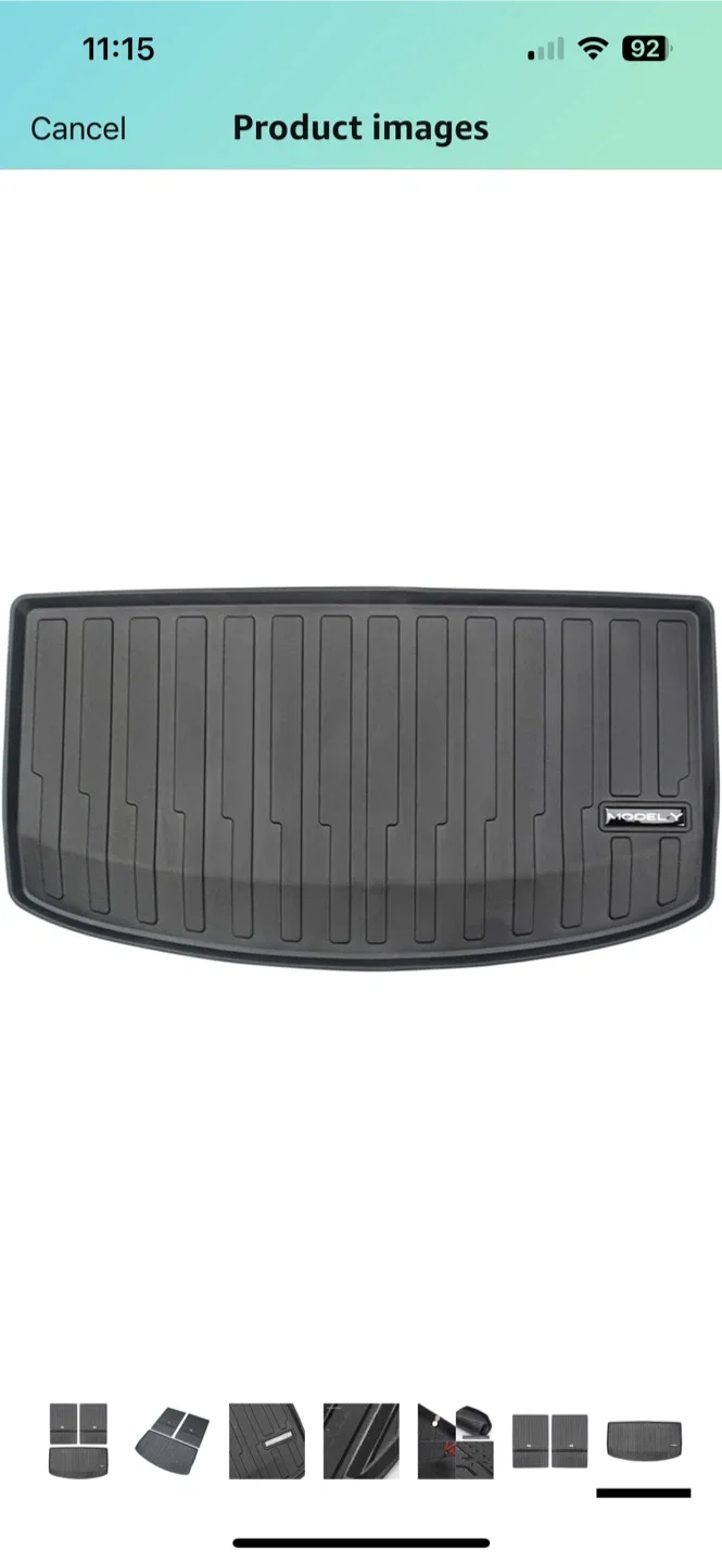 Tesla Model Y Floor Mats - Black image indicator(7)