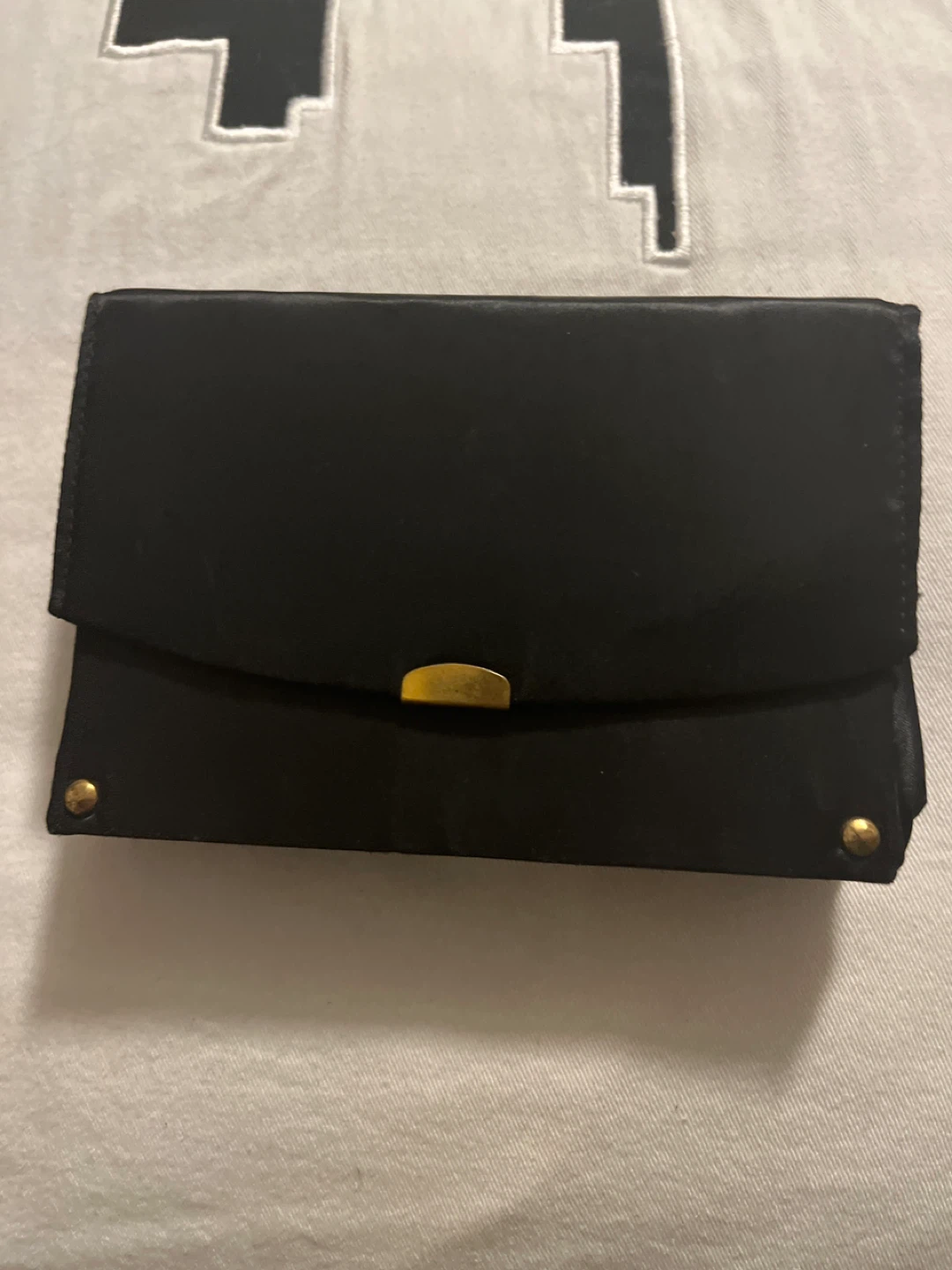 Vintage Black Clutch
