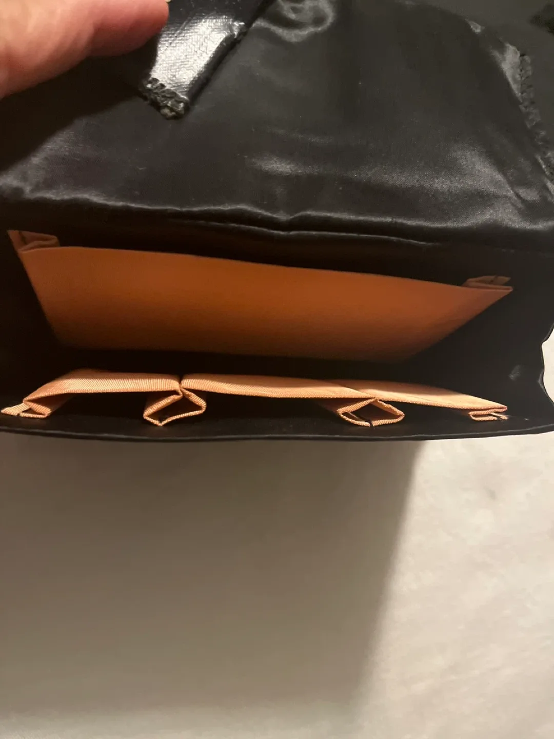 Vintage Black Clutch image indicator(4)