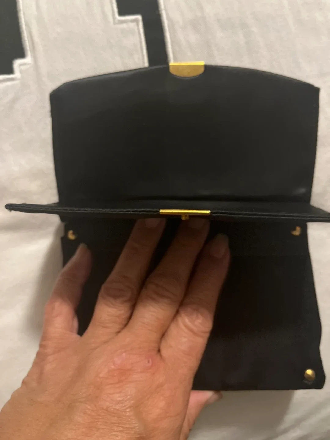 Vintage Black Clutch image indicator(7)