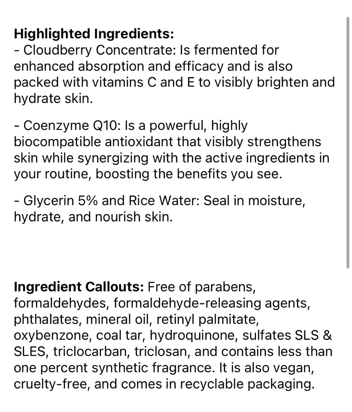 New glow recipe cloudberry bright essence toner 2.53oz - no box image indicator(7)