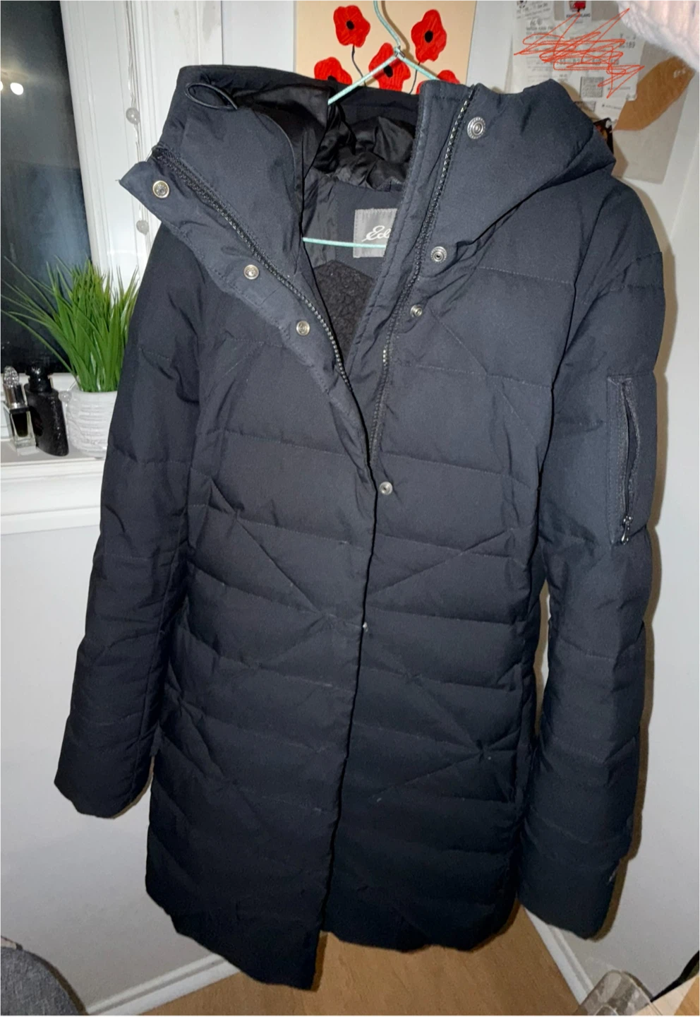 Eddie Bauer Black Down Parka