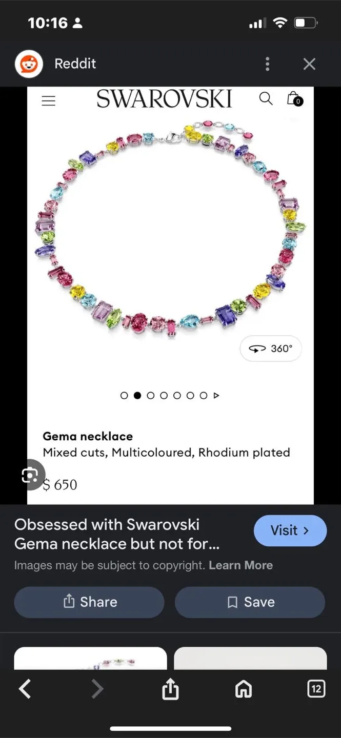Swarovski  Gema Multi-Coloured image indicator(4)