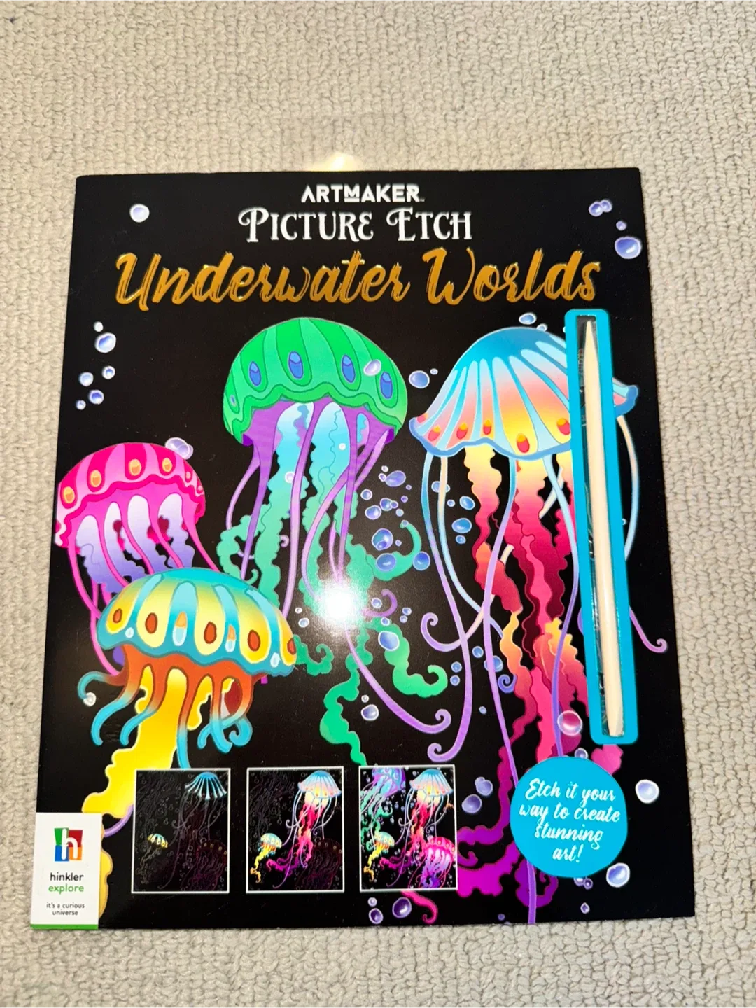 Hinkler Artmaker Picture Etch & Sticker Mosaic Books image indicator(4)