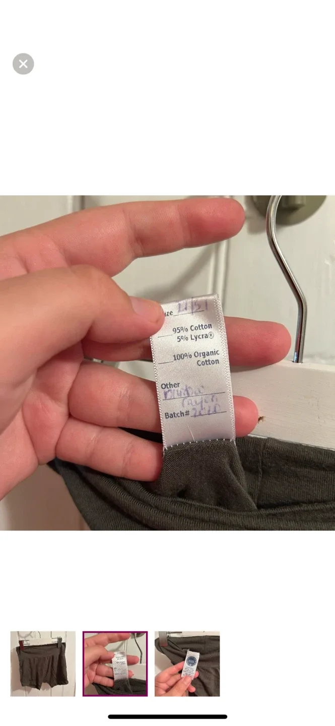 Picket Fence Olive Green Shorts - Size Medium image indicator(2)