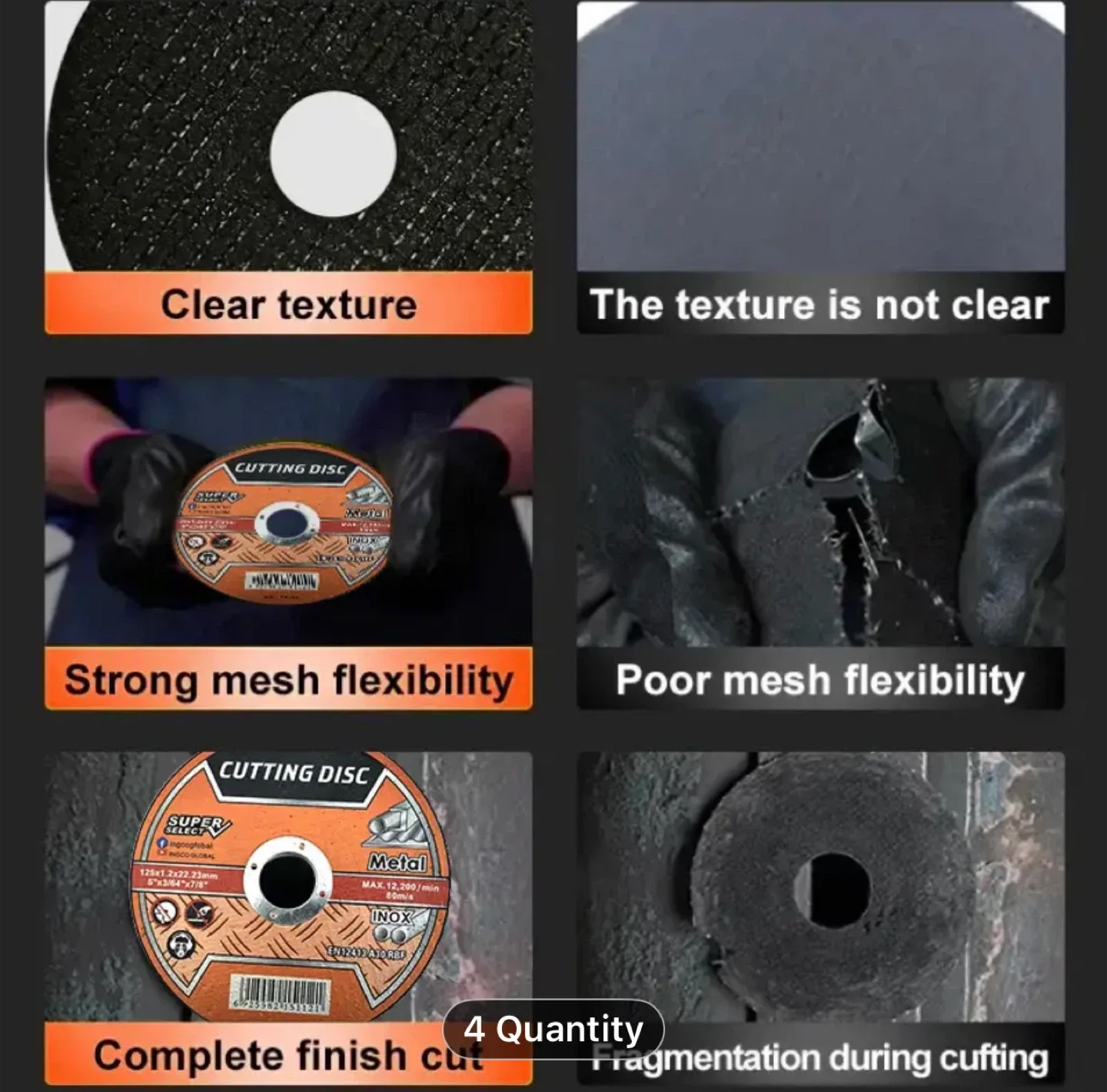 5/pcs 76mm Resin Grinding Wheel Discs image indicator(5)