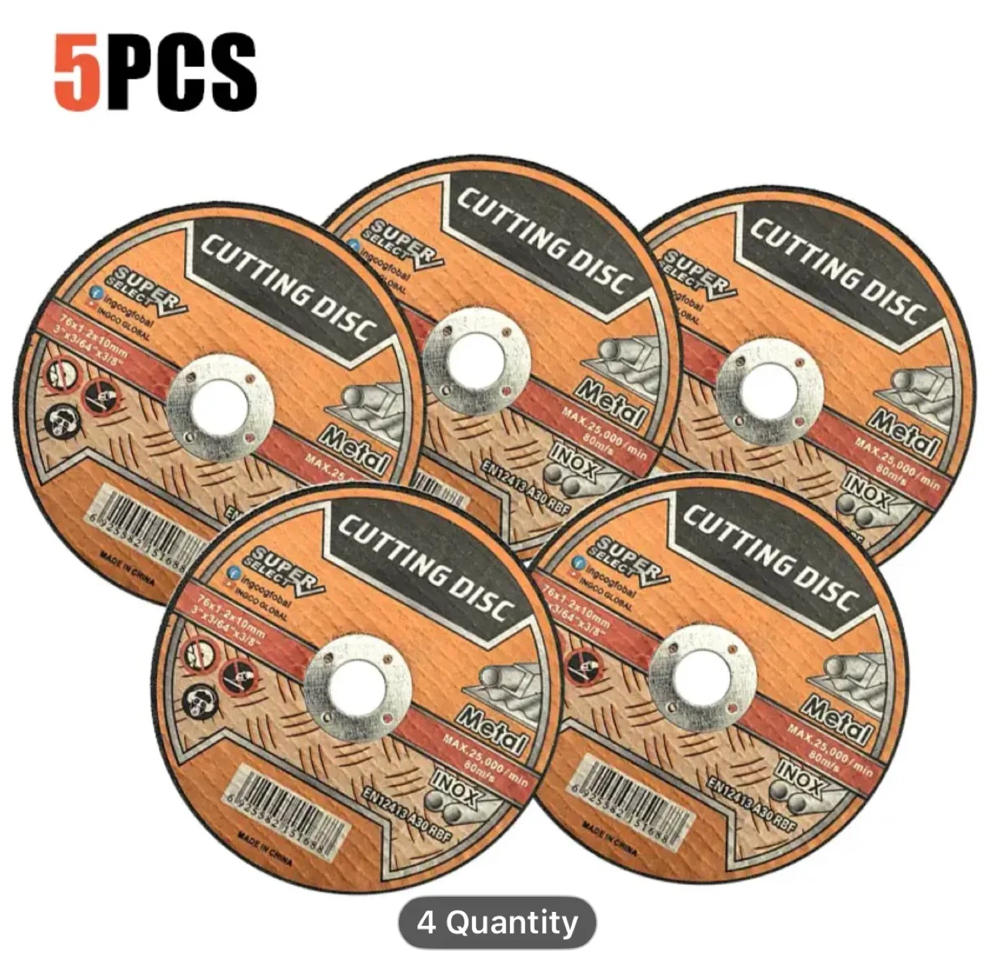 5/pcs 76mm Resin Grinding Wheel Discs image indicator(6)