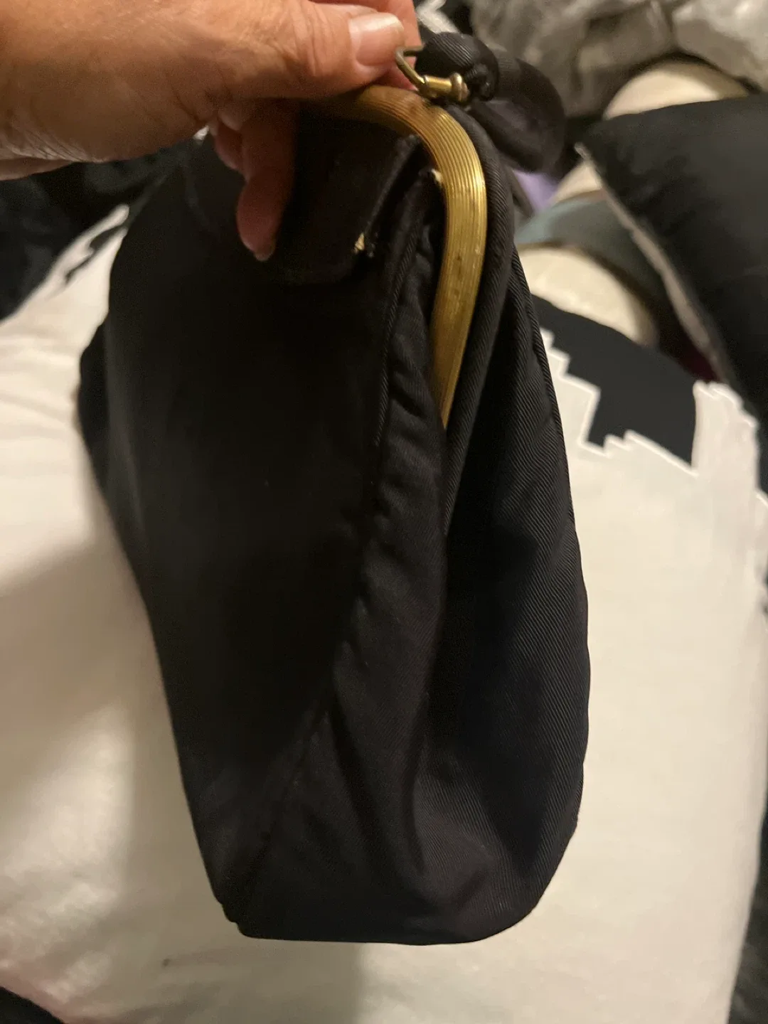 Vintage Black Clutch Purse image indicator(3)