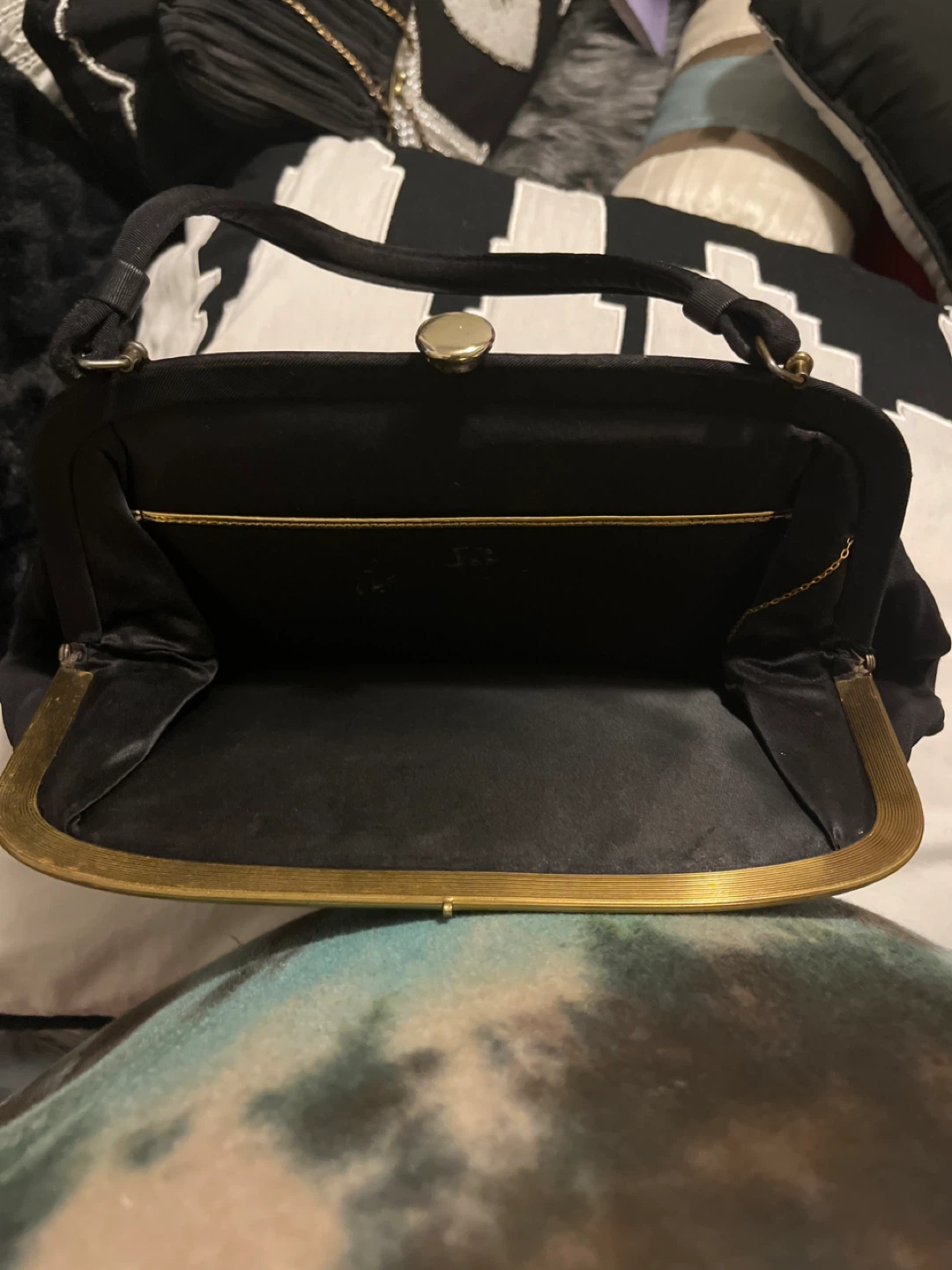 Vintage Black Clutch Purse - photo 4