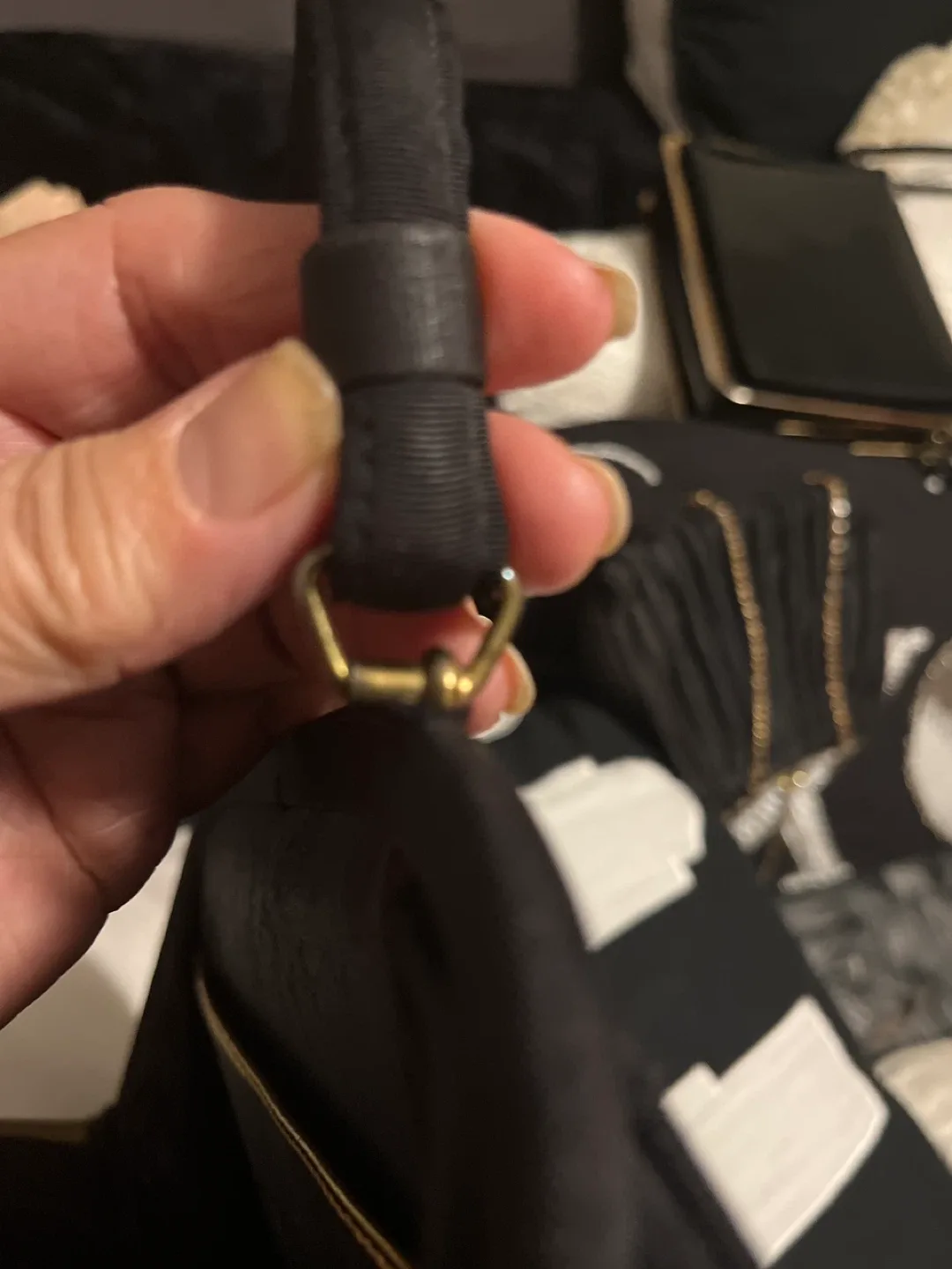 Vintage Black Clutch Purse image indicator(7)