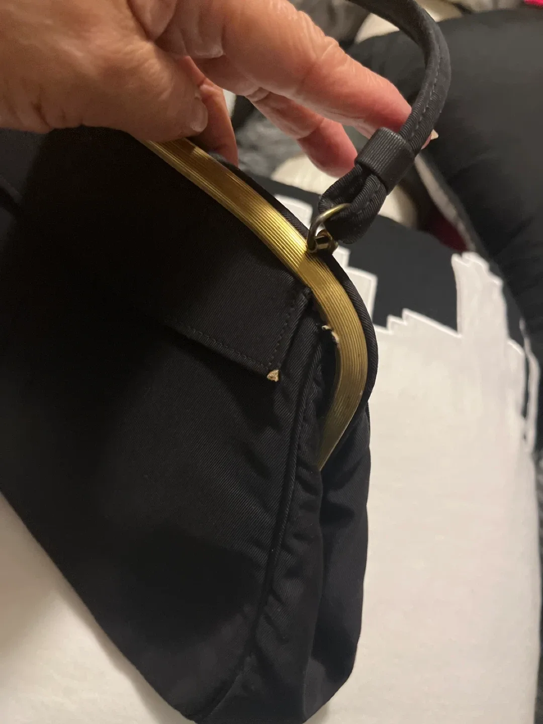 Vintage Black Clutch Purse image indicator(9)