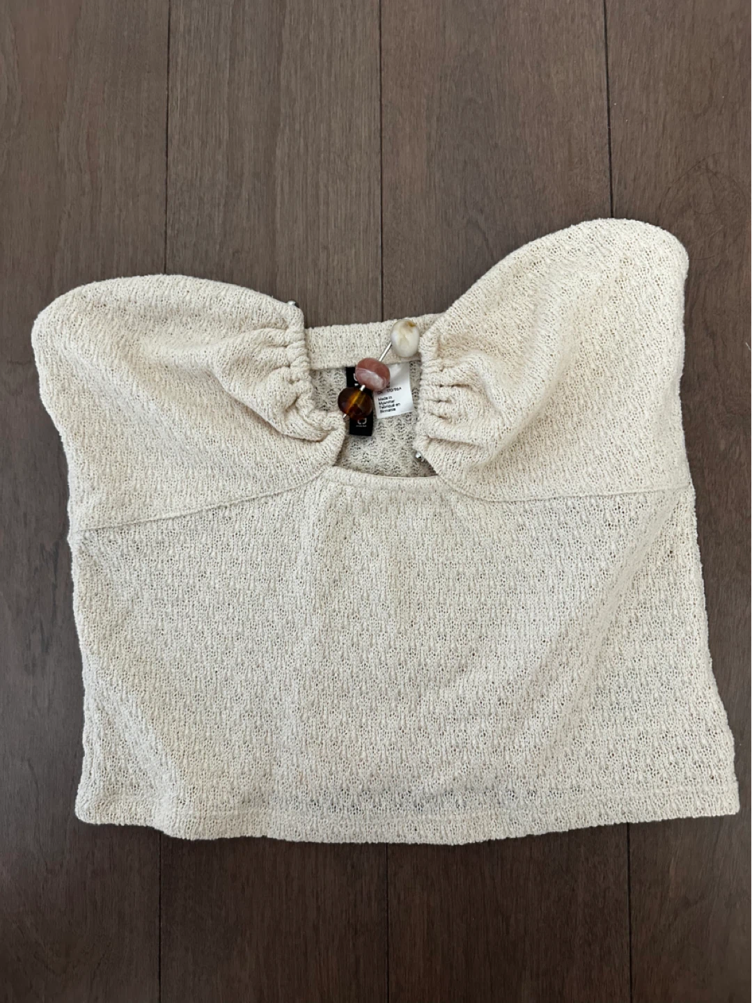 H&M Divided Cream Tube Top - Size M - photo 2