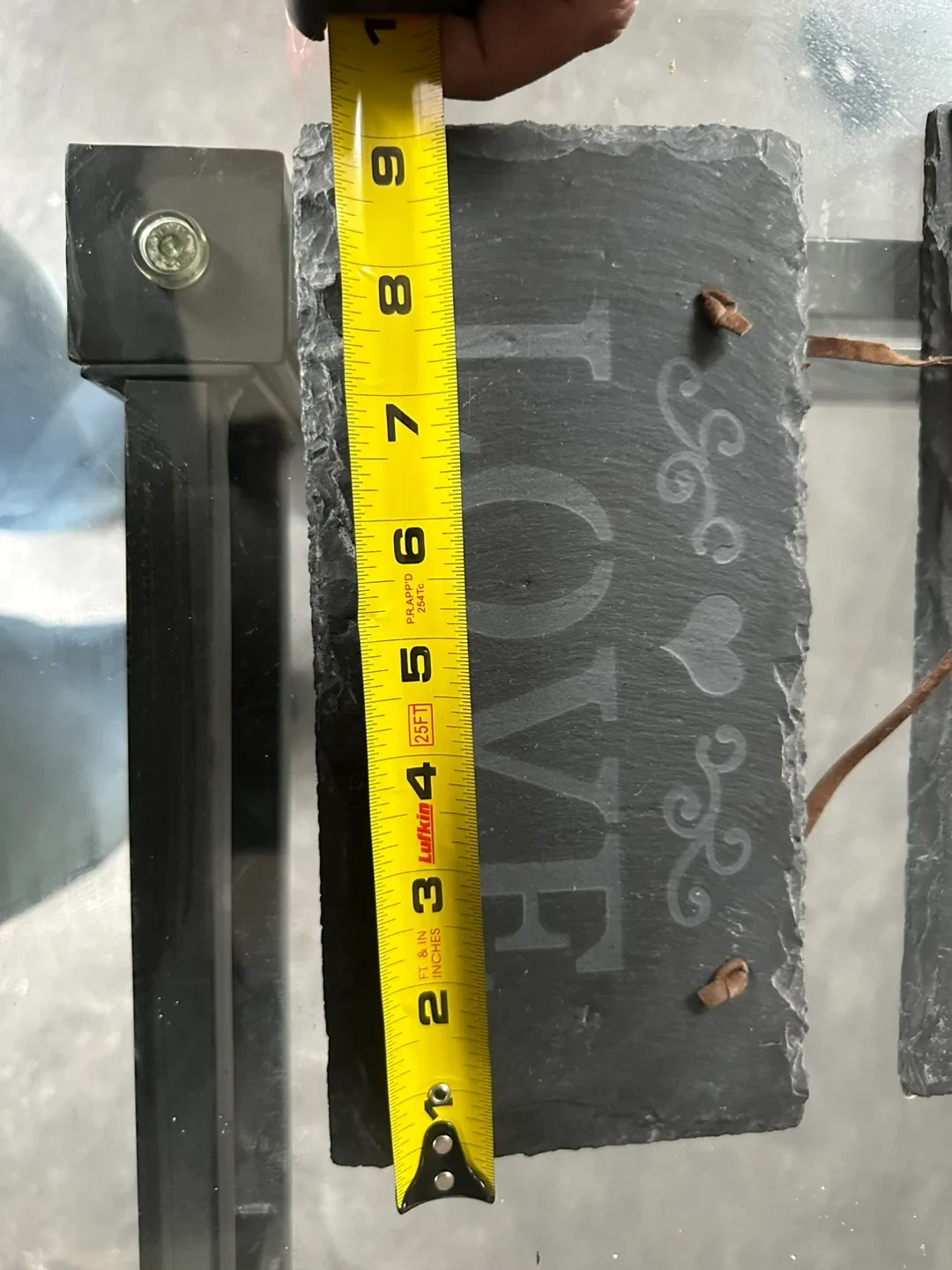 Slate 'Peace' & 'Love' Hanging Signs-10$ for both image indicator(5)