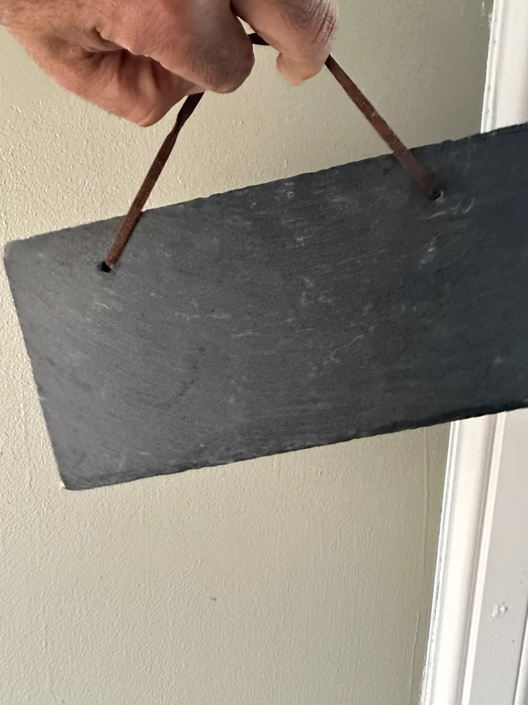 Slate 'Peace' & 'Love' Hanging Signs-10$ for both image indicator(2)