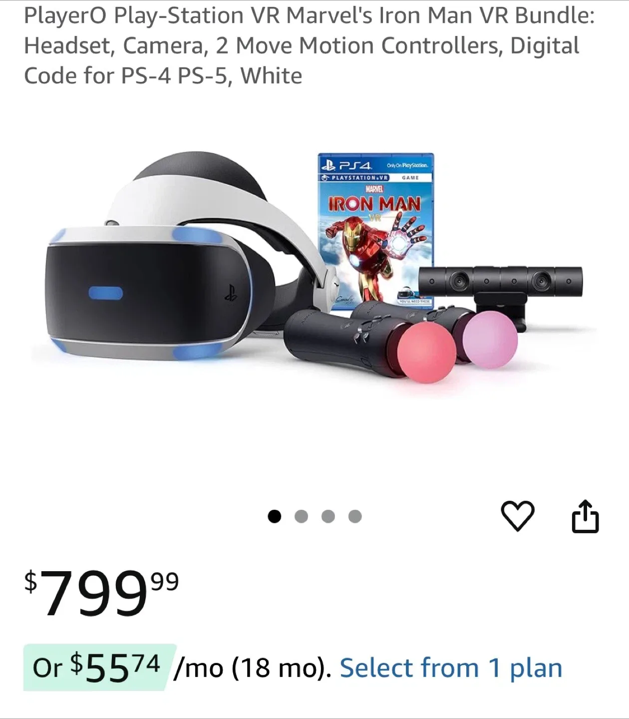 Sony PlayStation  VR Bundle image indicator(5)