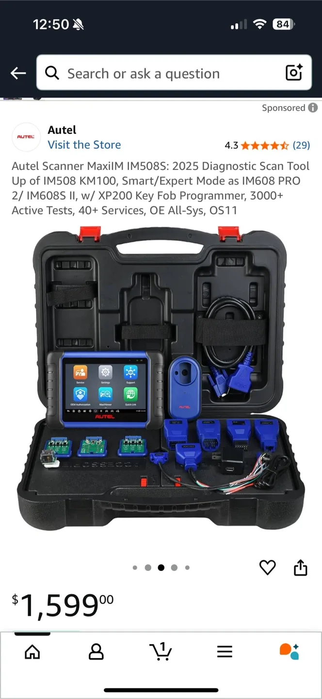 Autel MaxiIM IM508S Professional Key Programmer - New! image indicator(3)