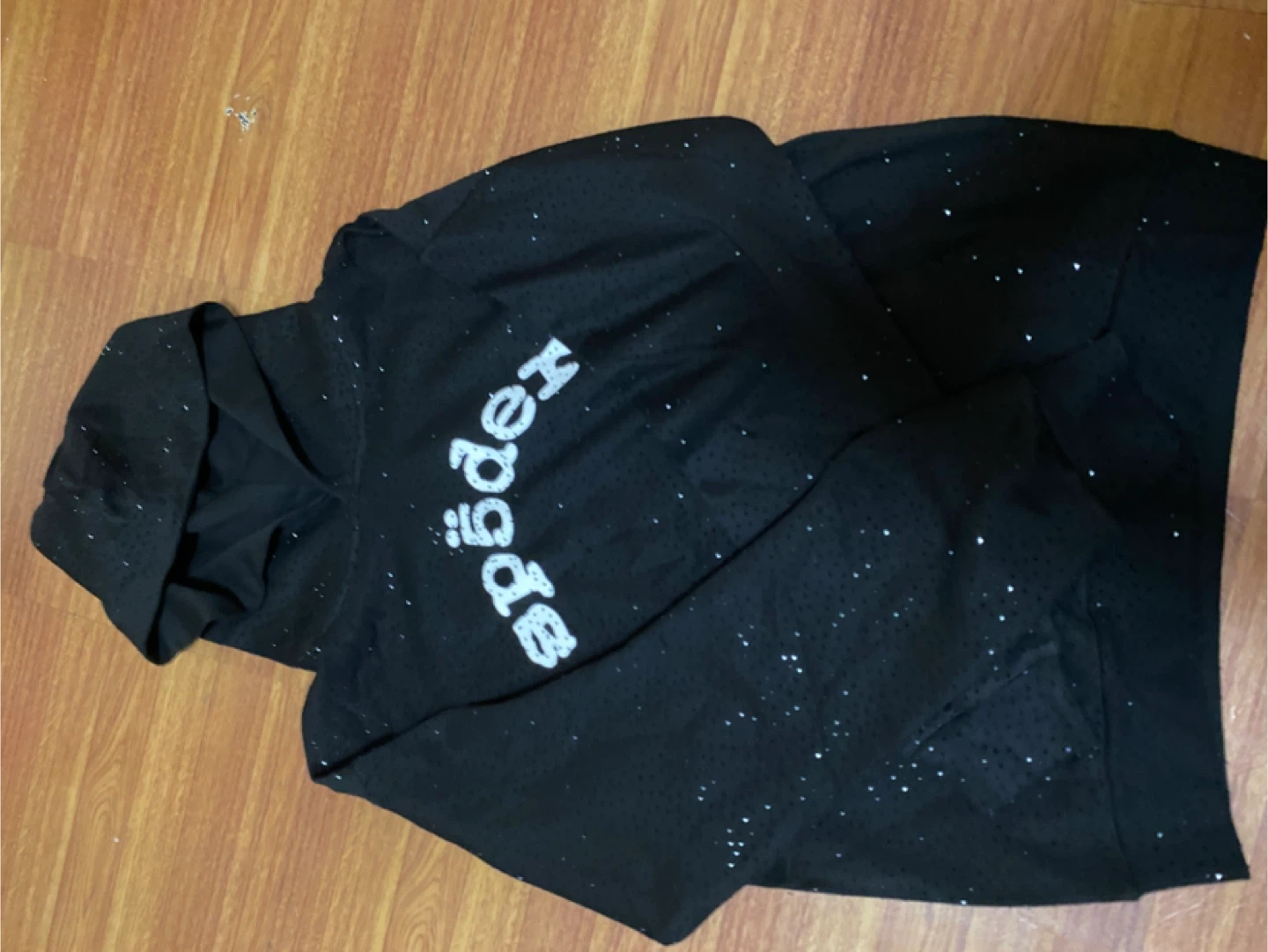 SP5DER Black Hoodie Size M - photo 3