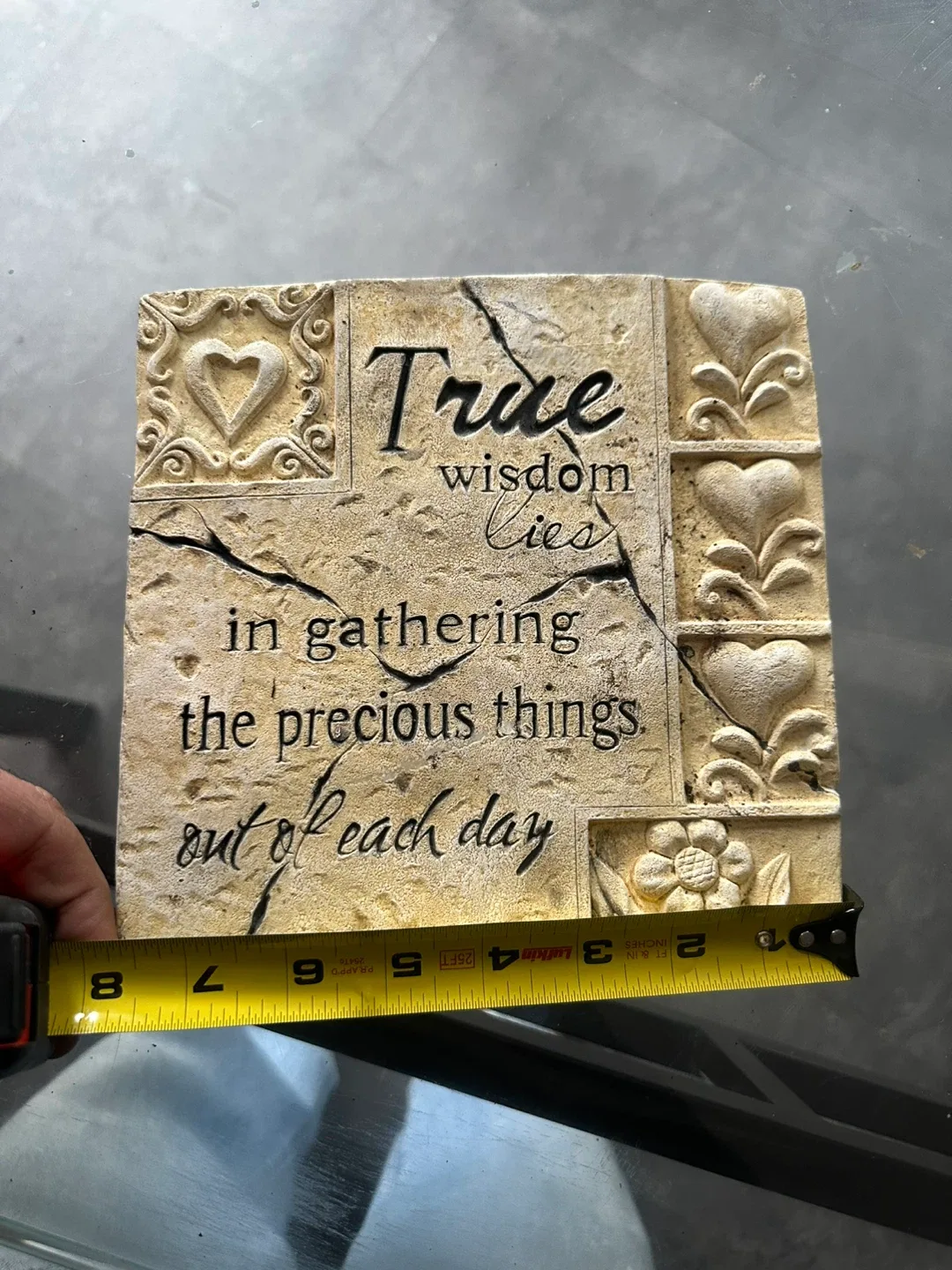 Decorative Stone Plaque - True Wisdom image indicator(5)