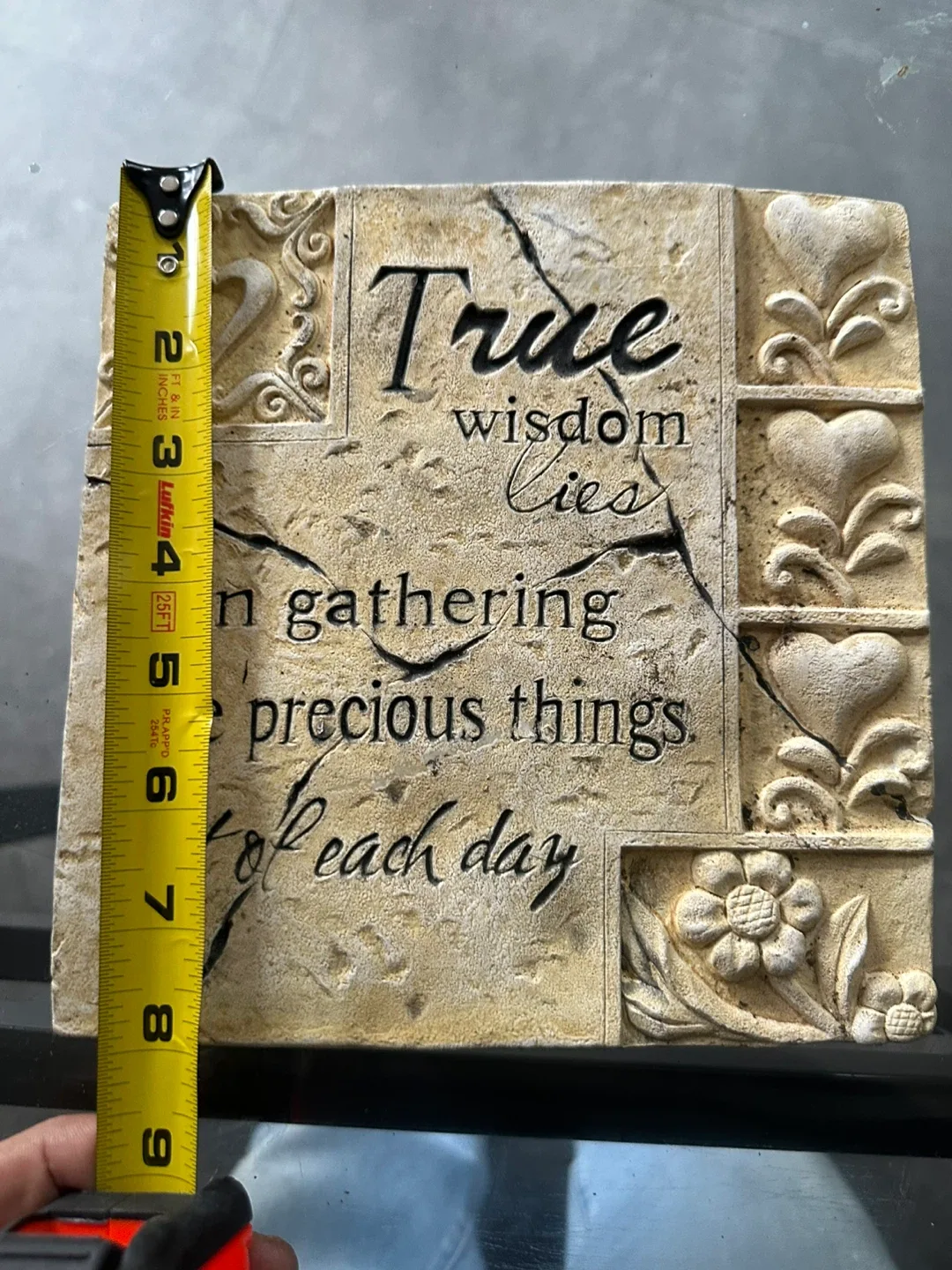 Decorative Stone Plaque - True Wisdom image indicator(4)