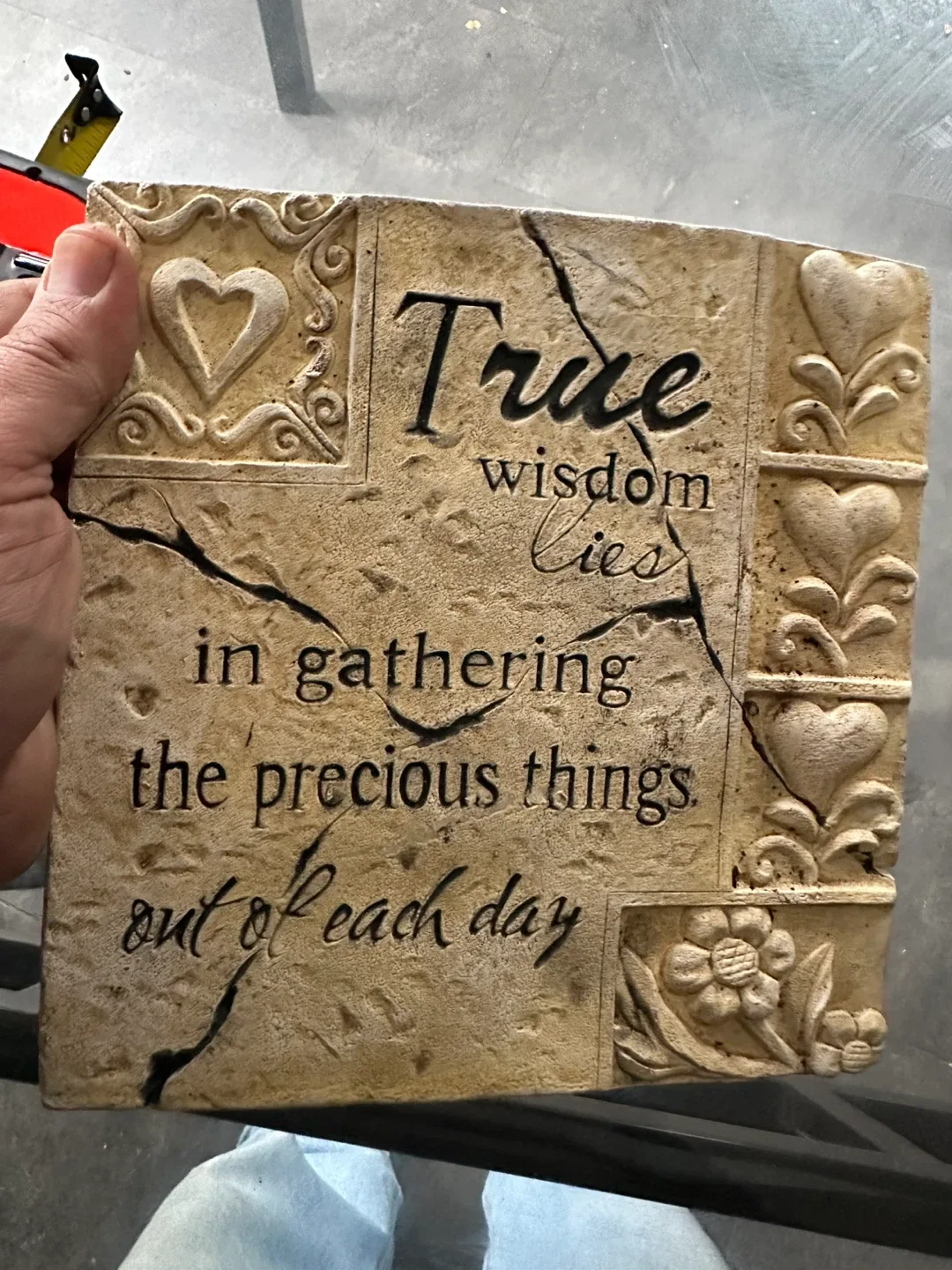 Decorative Stone Plaque - True Wisdom image indicator(3)