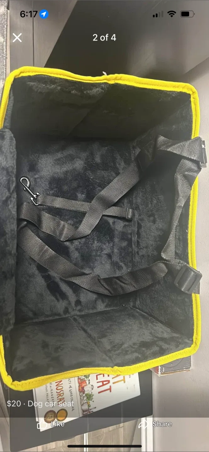 PETSFIT Dog Car Seat Carrier - Black image indicator(4)