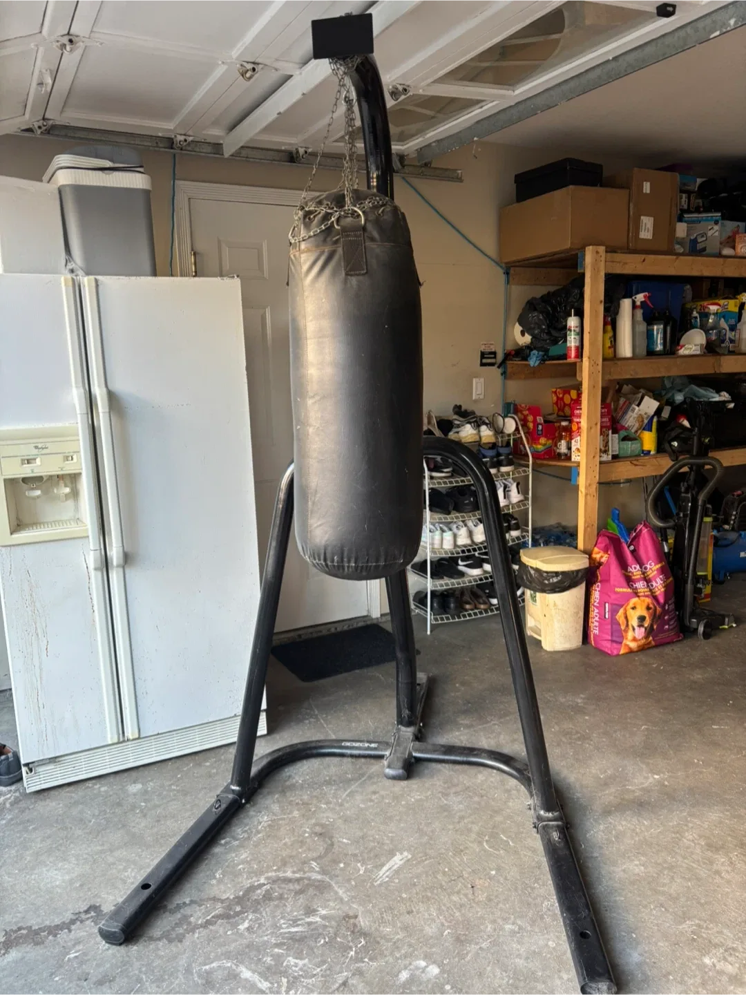 Select Heavy Punching Bag with Stand + Chains