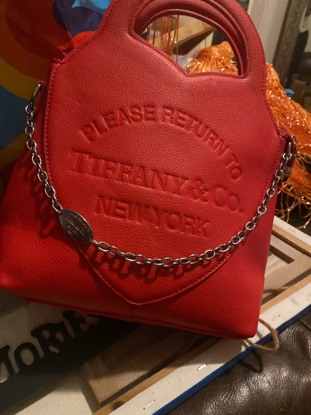 Tiffany & Co. Red Heart Bag