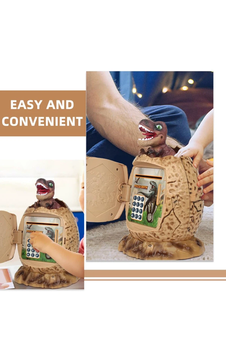 Dinosaur Egg Piggy Bank - photo 5