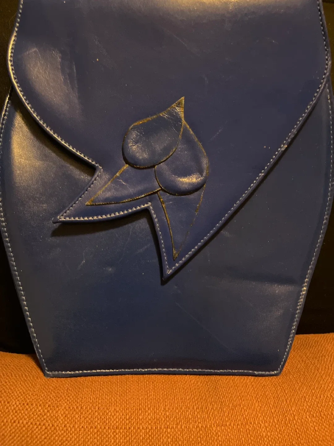 Judi. Z Blue Leather Handbag - Made in Spain image indicator(2)
