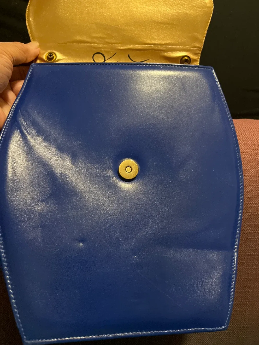 Judi. Z Blue Leather Handbag - Made in Spain image indicator(5)