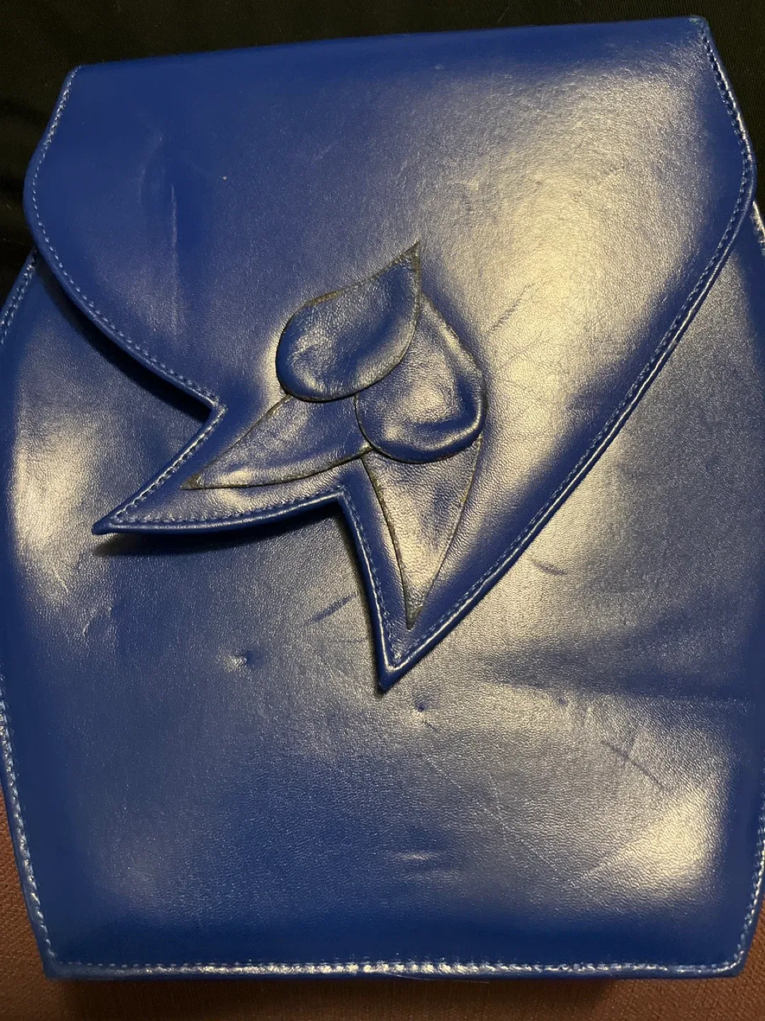 Judi. Z Blue Leather Handbag - Made in Spain image indicator(9)