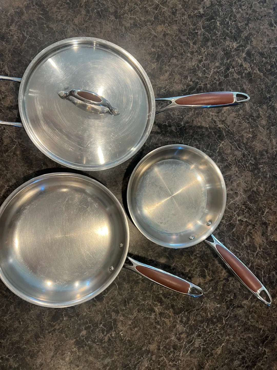 Marcus 3-Piece Stainless Steel Cookware Set