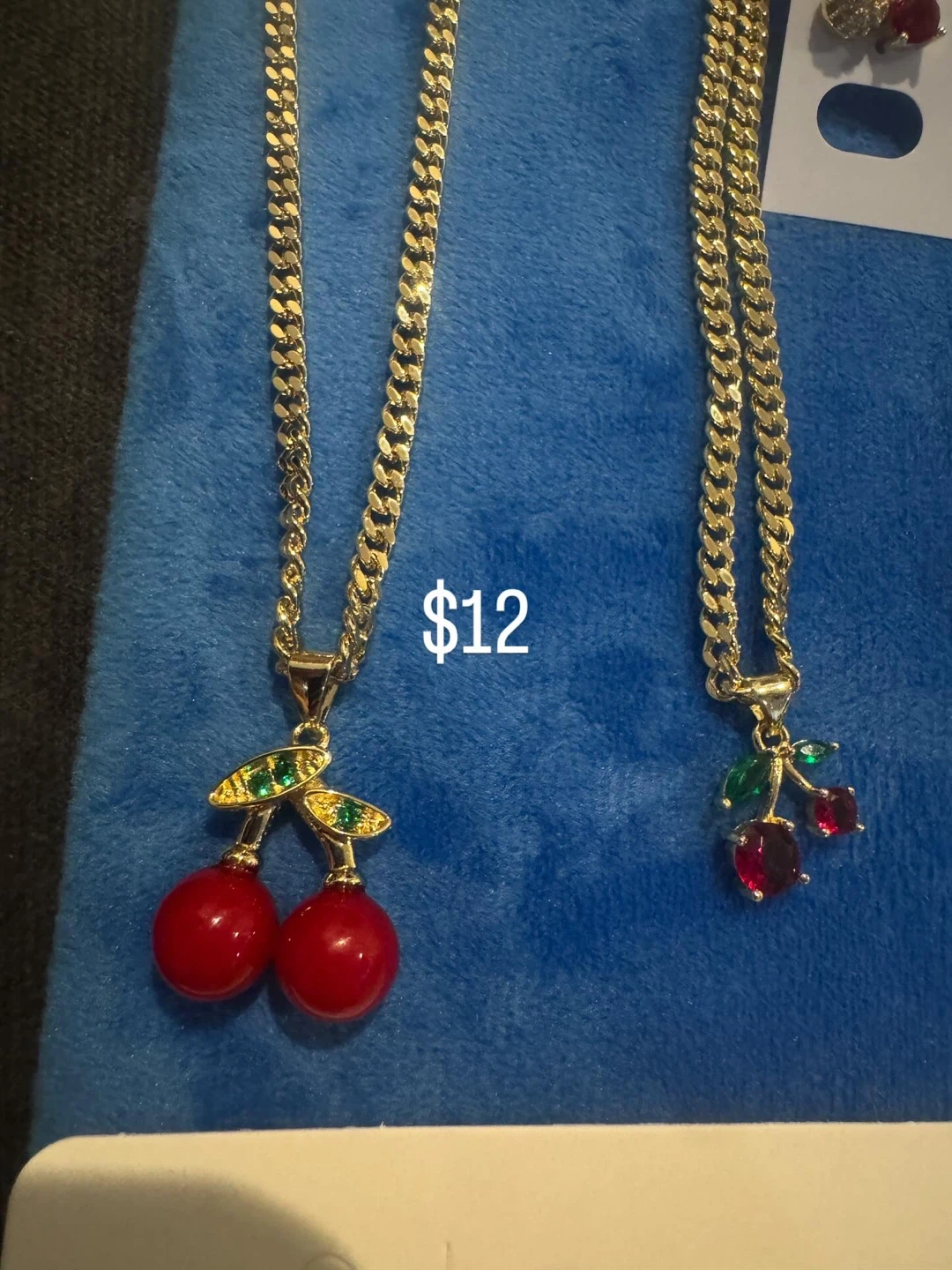 Cherry Pendant Necklace & Earring Set - photo 2