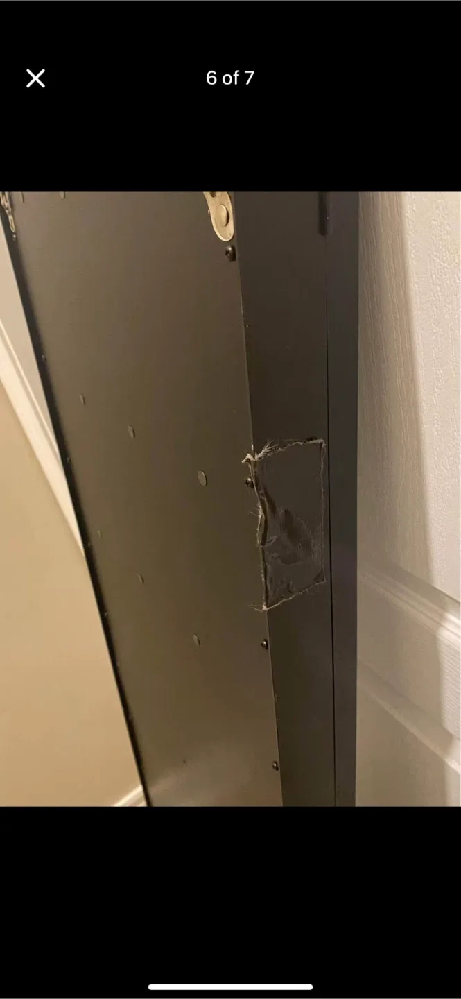 Black Full Length Mirror with Jewellery Storage image indicator(4)