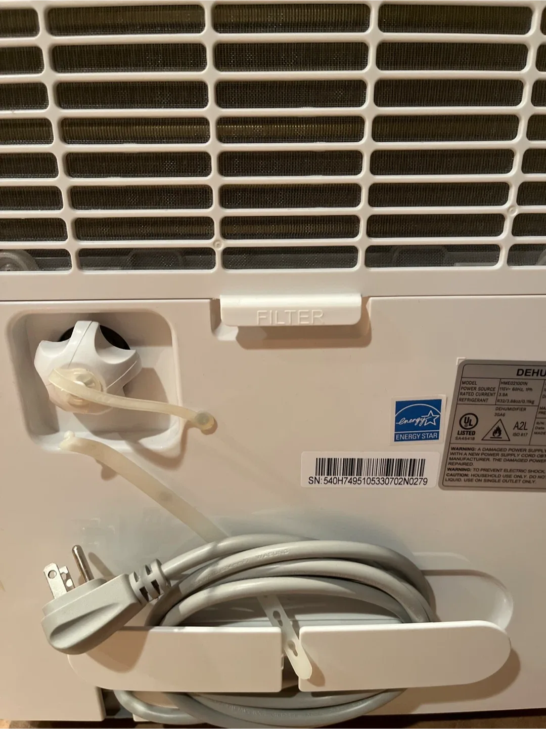 Dehumidifier image indicator(5)