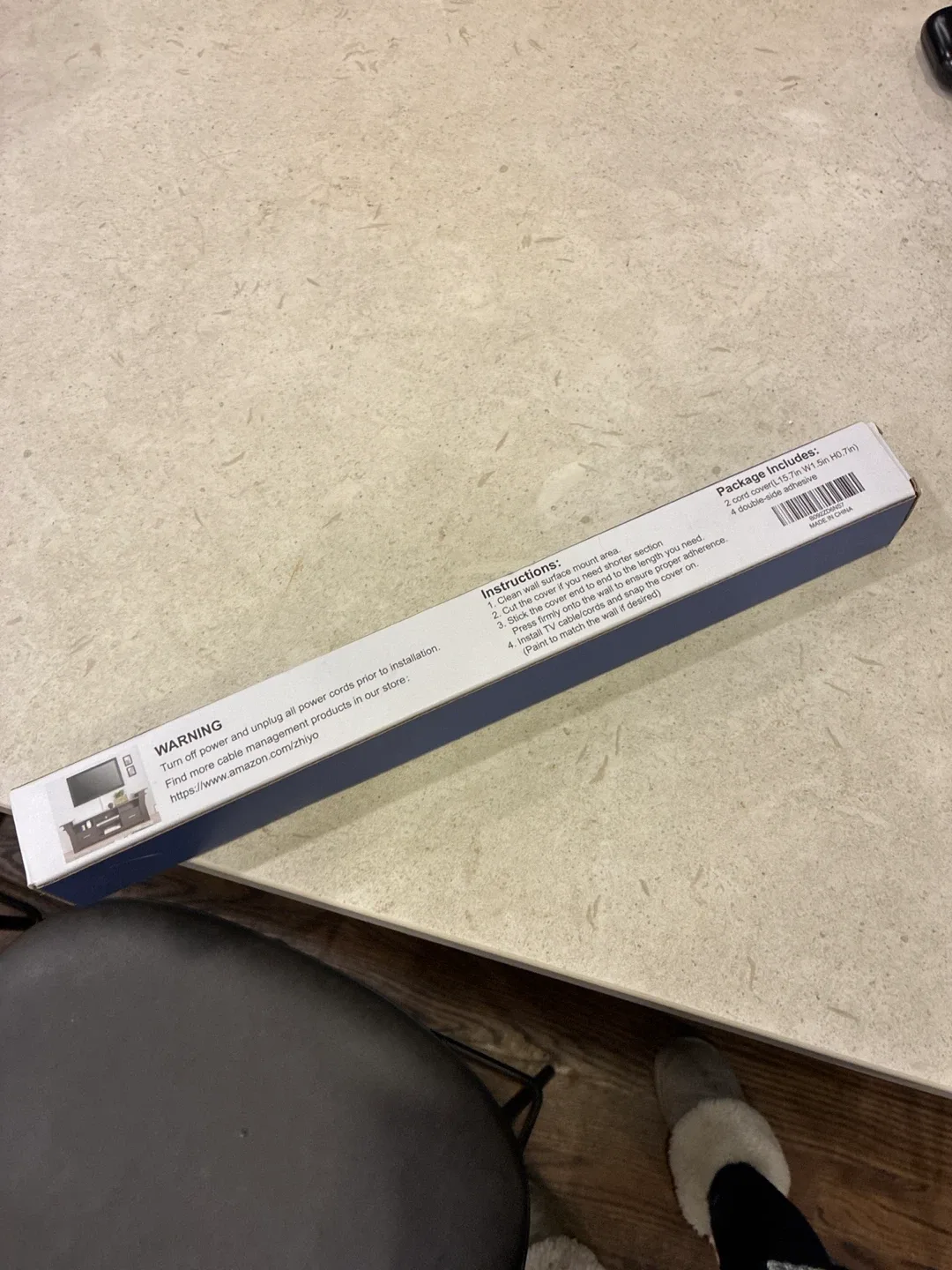 ZHIYOD TV Cord Cover (Upgrade Version) image indicator(2)