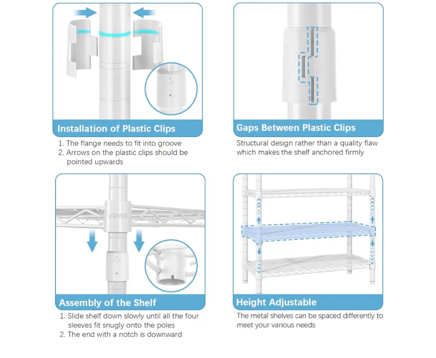 Vipek Heavy Duty Closet Organizer
