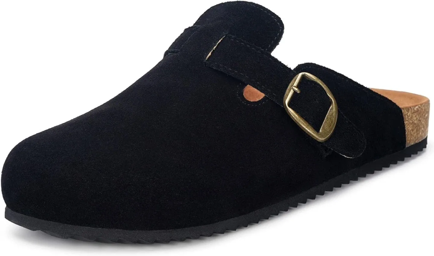 Brand new Intini unisex Suede Clogs image indicator(2)