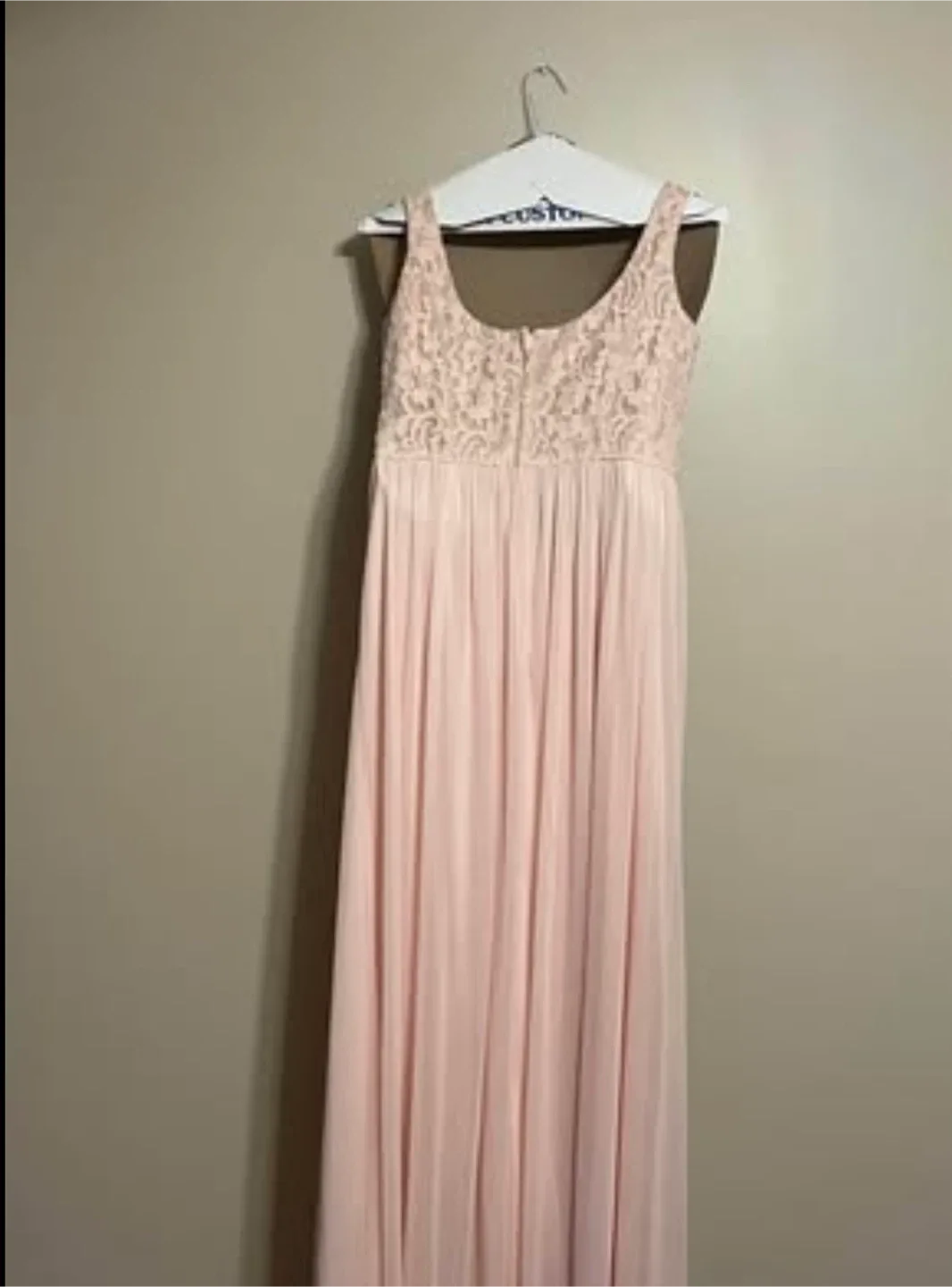 Lace Top Pink Maxi Dress image indicator(3)