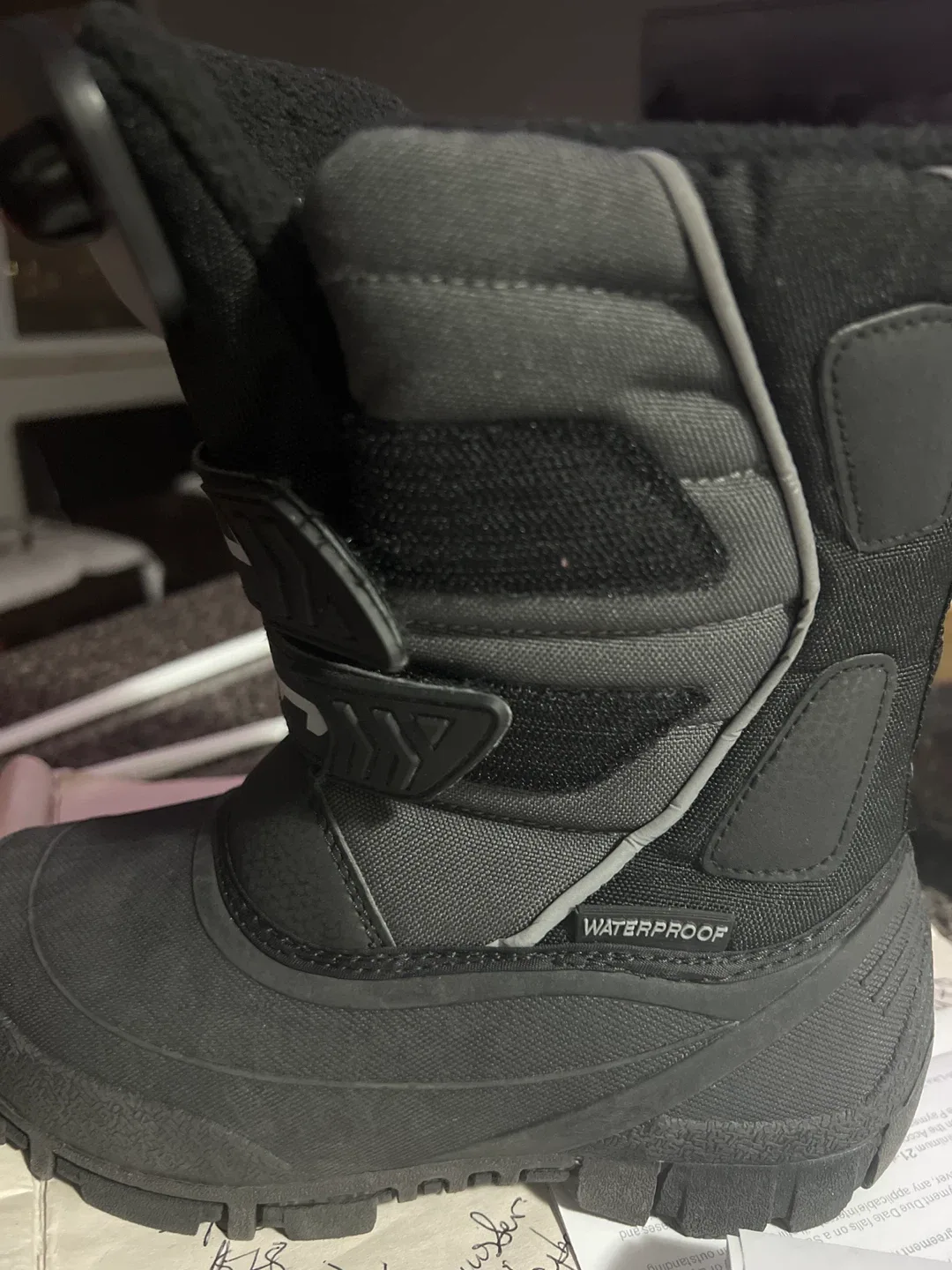 Boys size 2Waterproof Winter Boots - Black image indicator(4)