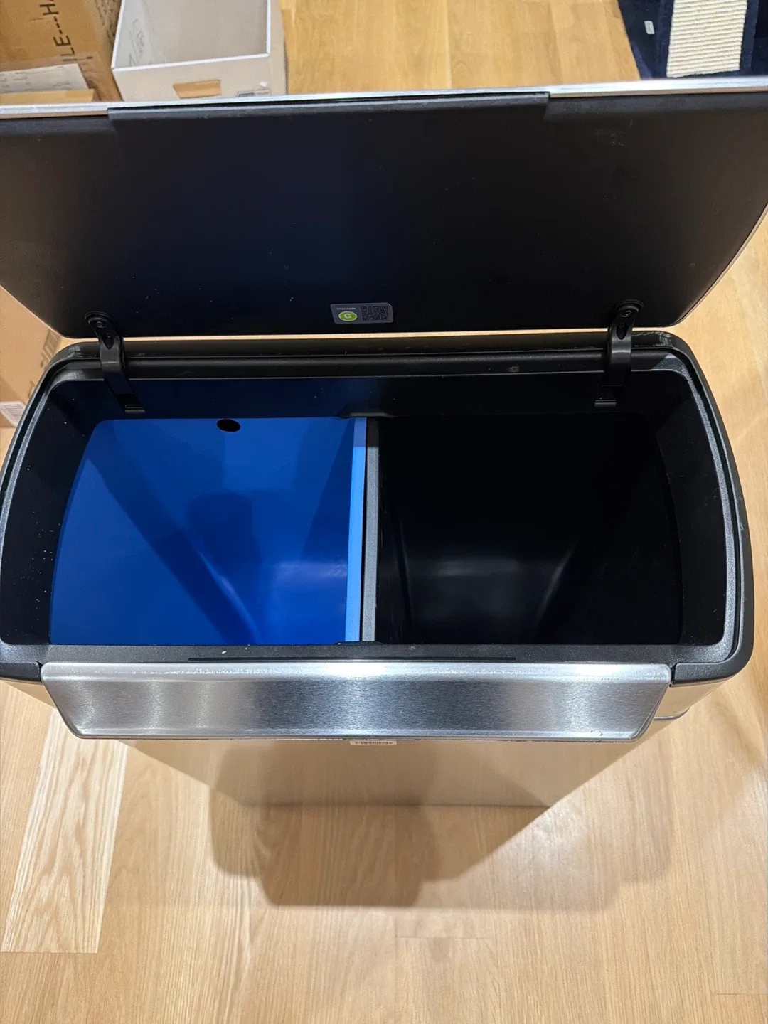 simplehuman Dual Compartment Recycler image indicator(4)